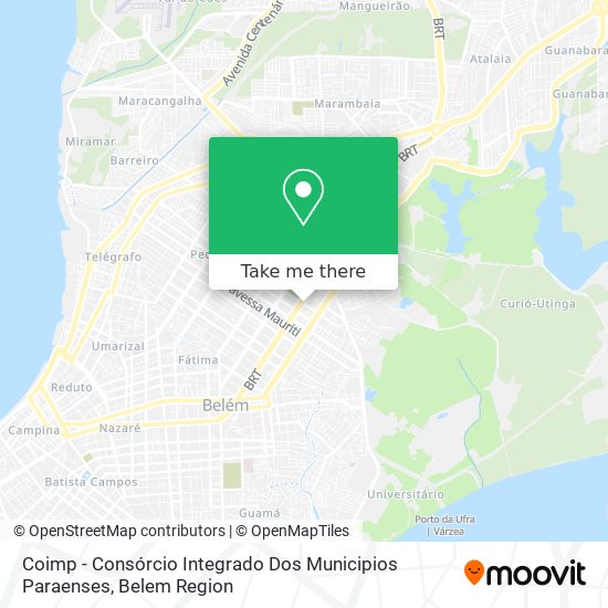 Mapa Coimp - Consórcio Integrado Dos Municipios Paraenses