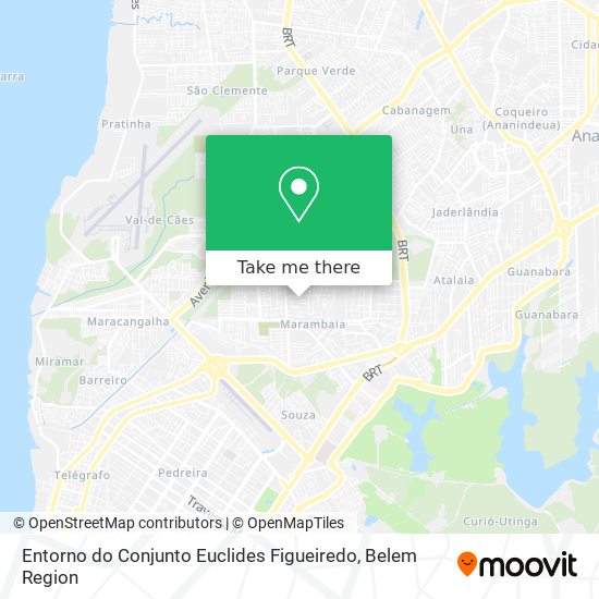 Entorno do Conjunto Euclides Figueiredo map