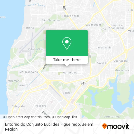 Entorno do Conjunto Euclides Figueiredo map