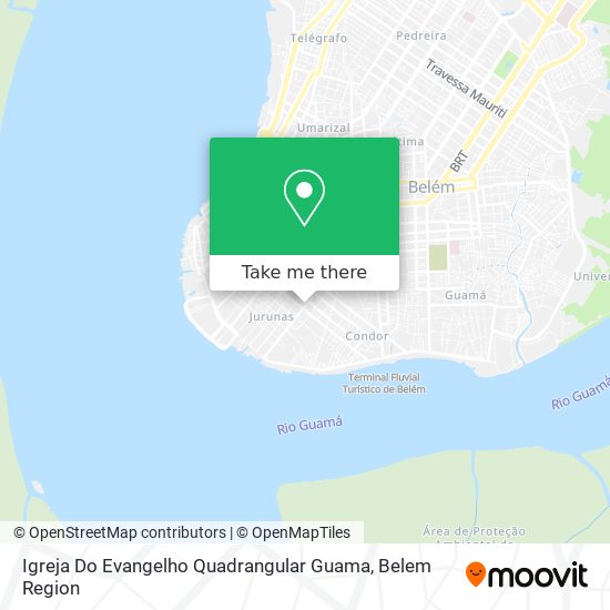 Mapa Igreja Do Evangelho Quadrangular Guama