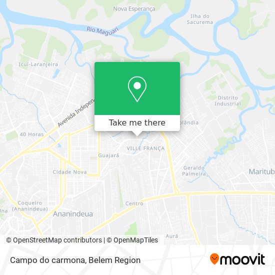 Campo do carmona map