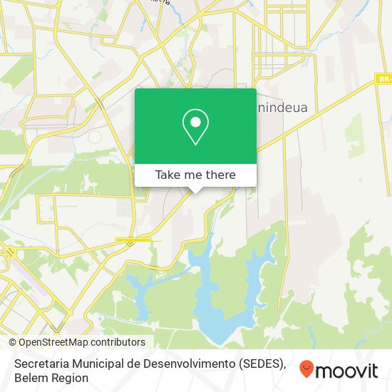 Secretaria Municipal de Desenvolvimento (SEDES) map