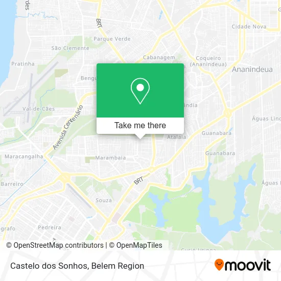 Castelo dos Sonhos map