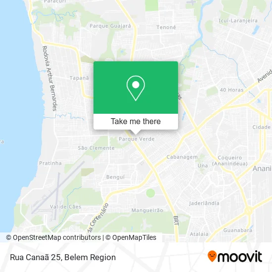 Rua Canaã 25 map