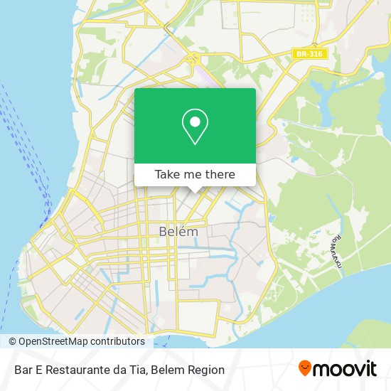 Mapa Bar E Restaurante da Tia