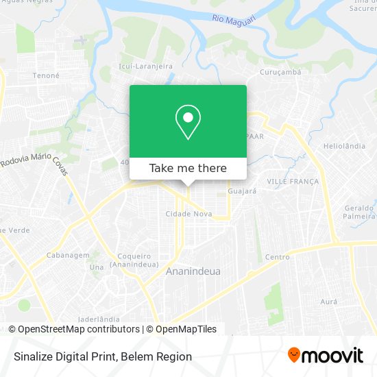 Sinalize Digital Print map