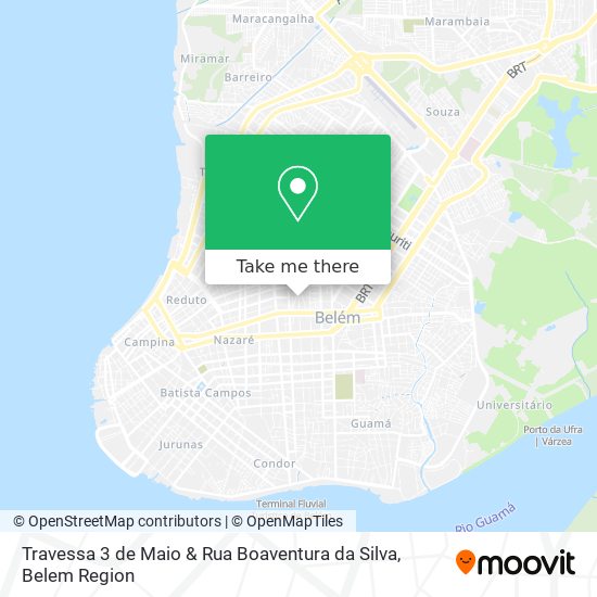 Travessa 3 de Maio & Rua Boaventura da Silva map