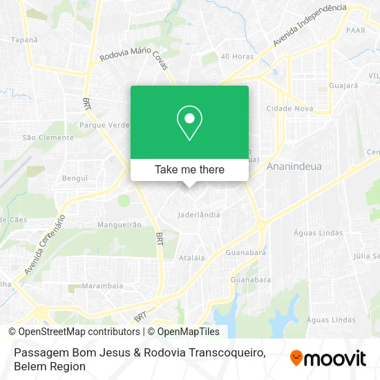 Passagem Bom Jesus & Rodovia Transcoqueiro map