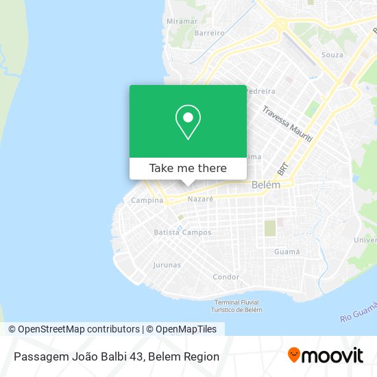 Passagem João Balbi 43 map