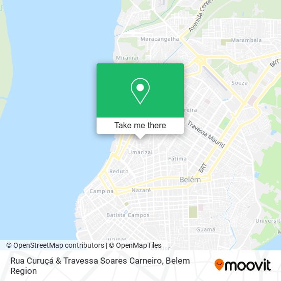 Mapa Rua Curuçá & Travessa Soares Carneiro