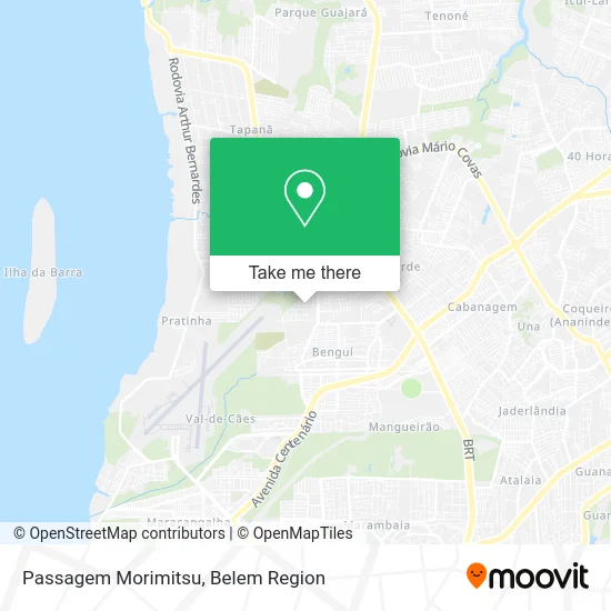 Passagem Morimitsu map