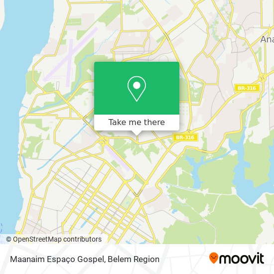 Maanaim Espaço Gospel map
