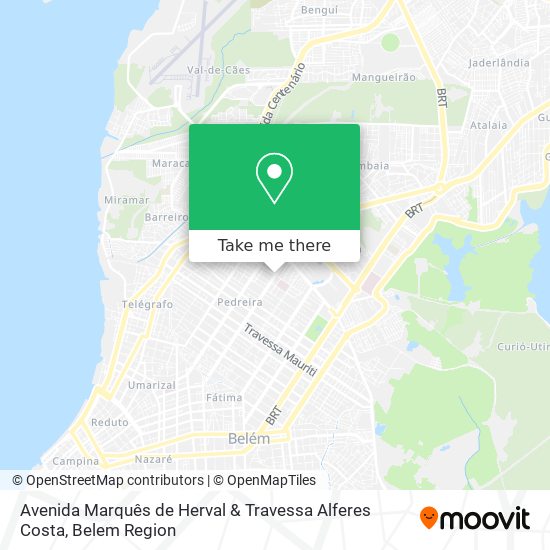 Avenida Marquês de Herval & Travessa Alferes Costa map