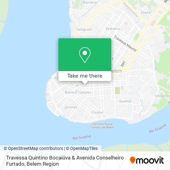 Travessa Quintino Bocaiúva & Avenida Conselheiro Furtado map