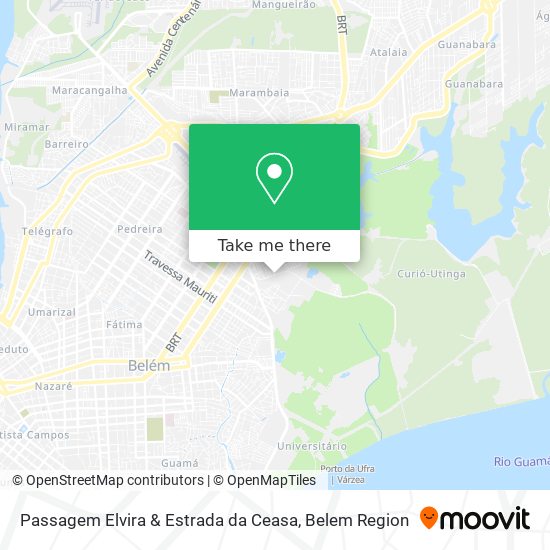 Passagem Elvira & Estrada da Ceasa map