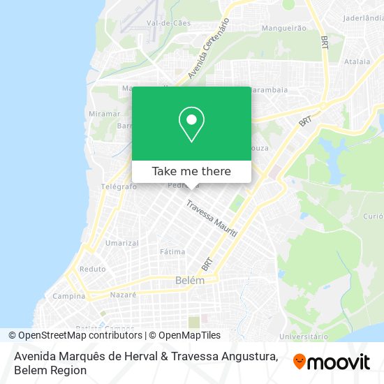 Avenida Marquês de Herval & Travessa Angustura map