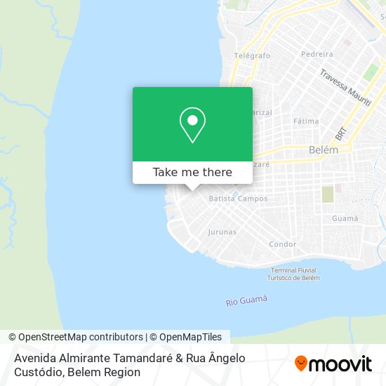 Avenida Almirante Tamandaré & Rua Ângelo Custódio map