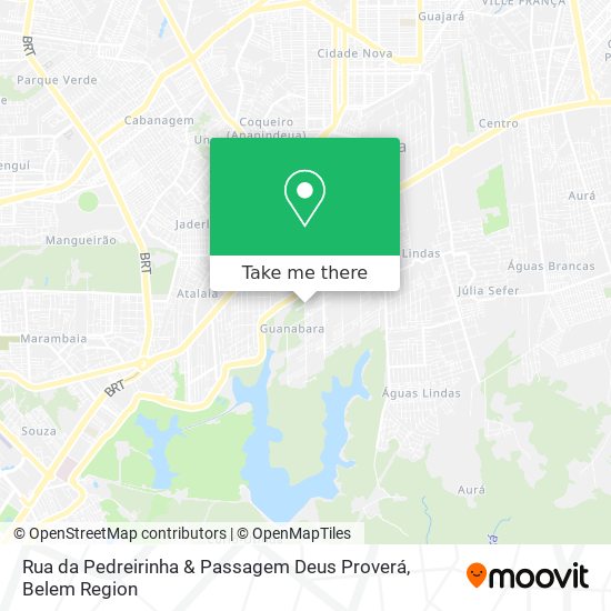 Rua da Pedreirinha & Passagem Deus Proverá map