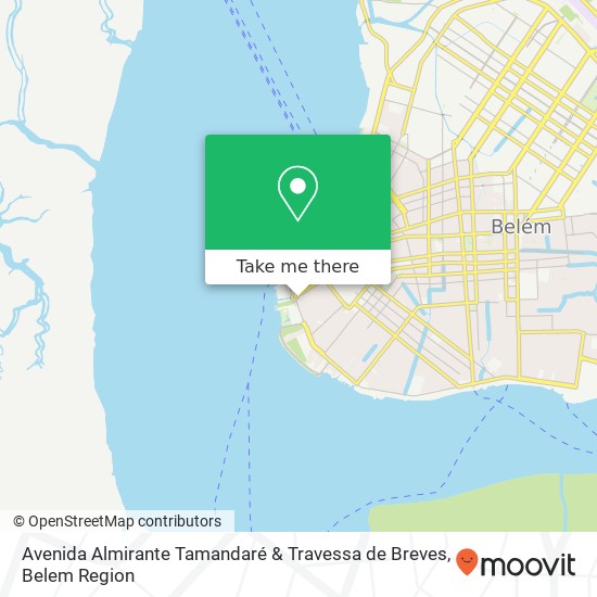 Mapa Avenida Almirante Tamandaré & Travessa de Breves