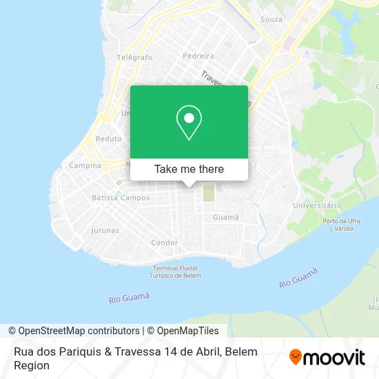 Rua dos Pariquis & Travessa 14 de Abril map