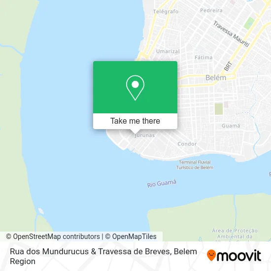 Rua dos Mundurucus & Travessa de Breves map