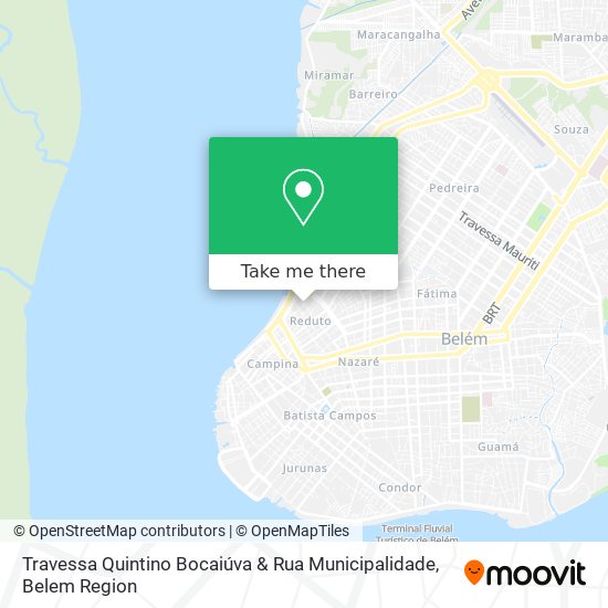 Travessa Quintino Bocaiúva & Rua Municipalidade map