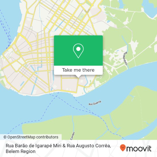 Rua Barão de Igarapé Miri & Rua Augusto Corrêa map