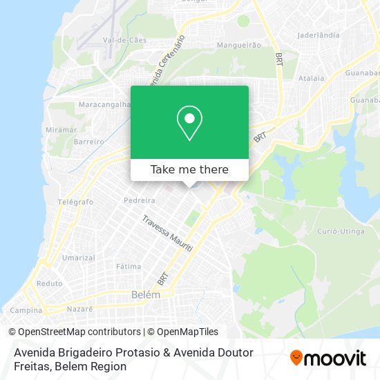 Avenida Brigadeiro Protasio & Avenida Doutor Freitas map