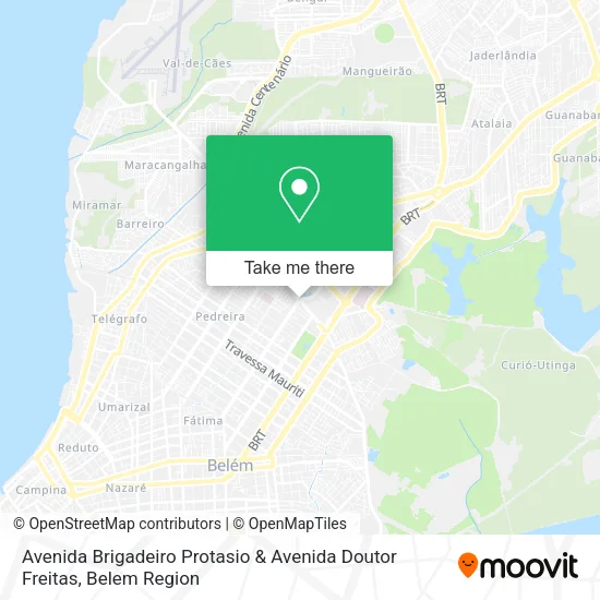 Avenida Brigadeiro Protasio & Avenida Doutor Freitas map