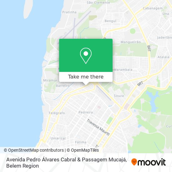 Avenida Pedro Álvares Cabral & Passagem Mucajá map