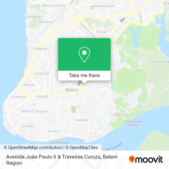Avenida João Paulo II & Travessa Curuzú map