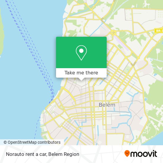 Mapa Norauto rent a car