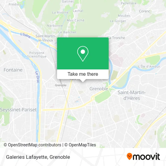 Galeries Lafayette map