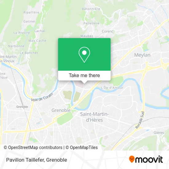 Pavillon Taillefer map