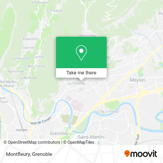 Montfleury map