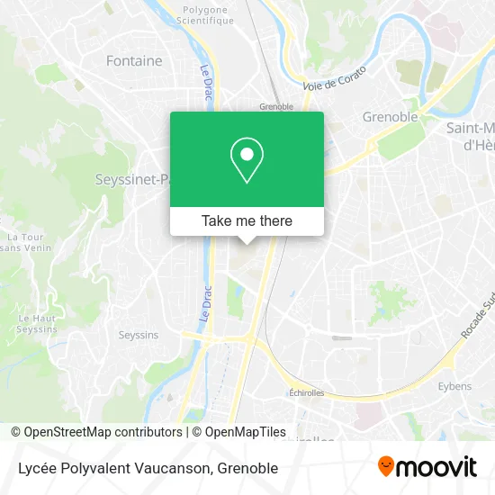 Lycée Polyvalent Vaucanson map