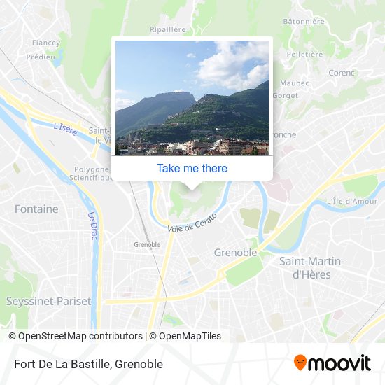Fort De La Bastille map