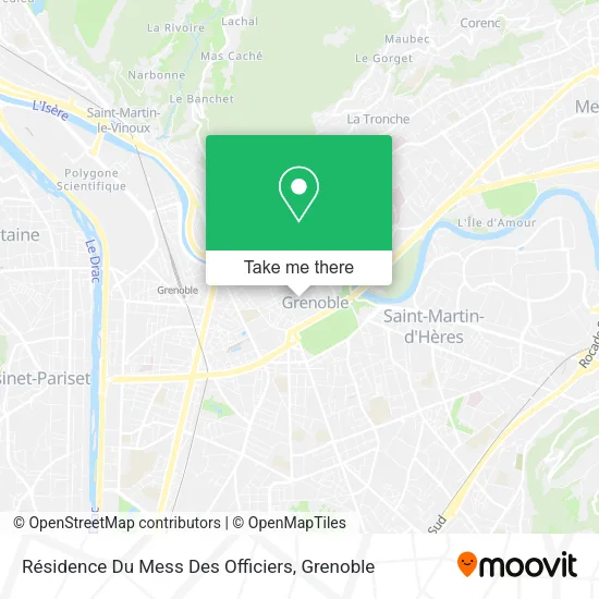 Résidence Du Mess Des Officiers map