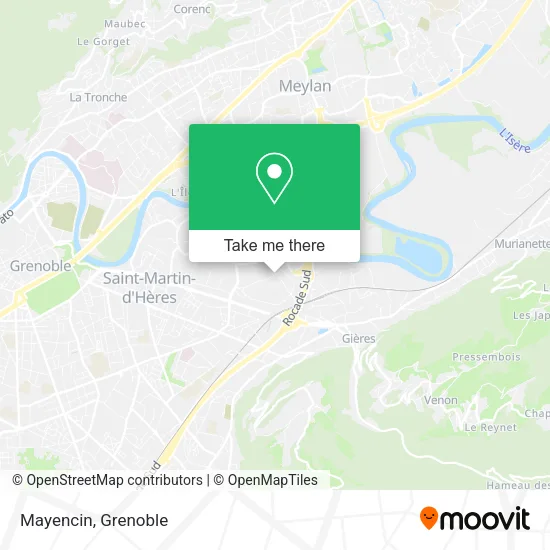 Mayencin map