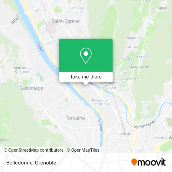 Belledonne map