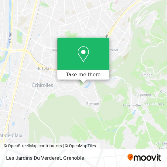Les Jardins Du Verderet map