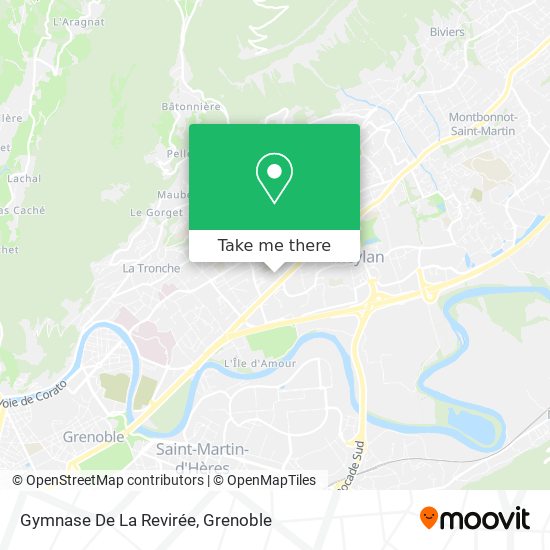 Mapa Gymnase De La Revirée