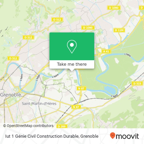 Mapa Iut 1 Génie Civil Construction Durable