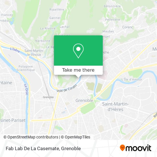 Fab Lab De La Casemate map