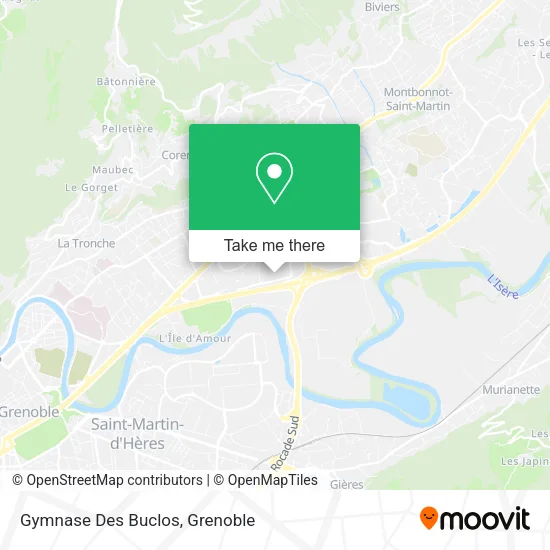 Gymnase Des Buclos map