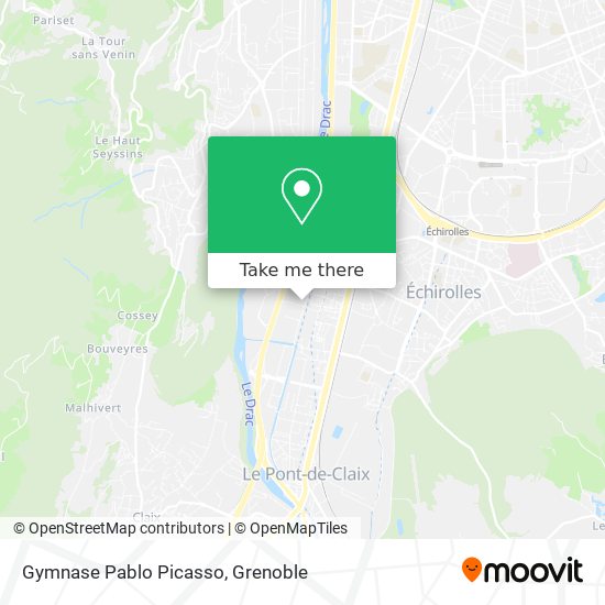 Gymnase Pablo Picasso map