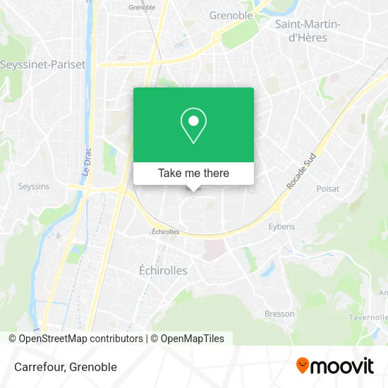 Carrefour map