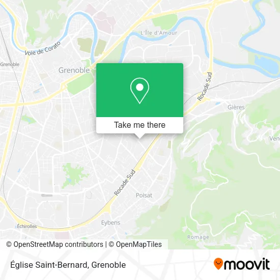 Église Saint-Bernard map