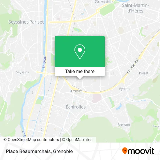 Place Beaumarchais map