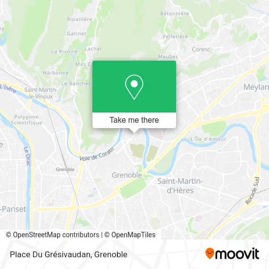 Place Du Grésivaudan map
